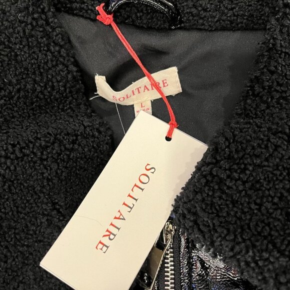 Solitaire Black Glossy Jacket - Picture 5 of 5
